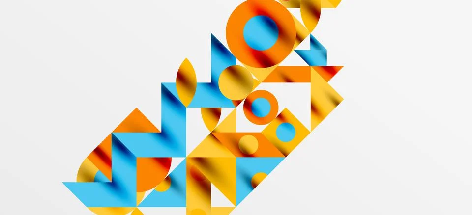 Geometric neo patterns. Abstract background for covers, banners, flyers and 스톡 일러스트