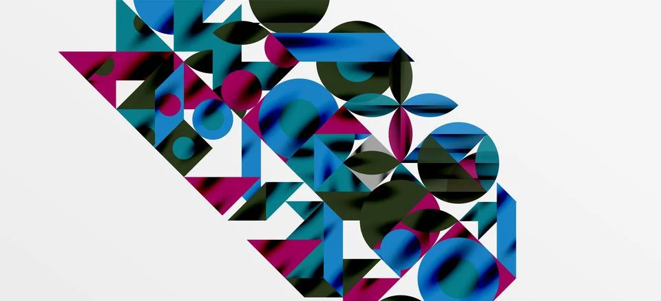 Geometric neo patterns. Abstract background for covers, banners, flyers and Stockillustratie