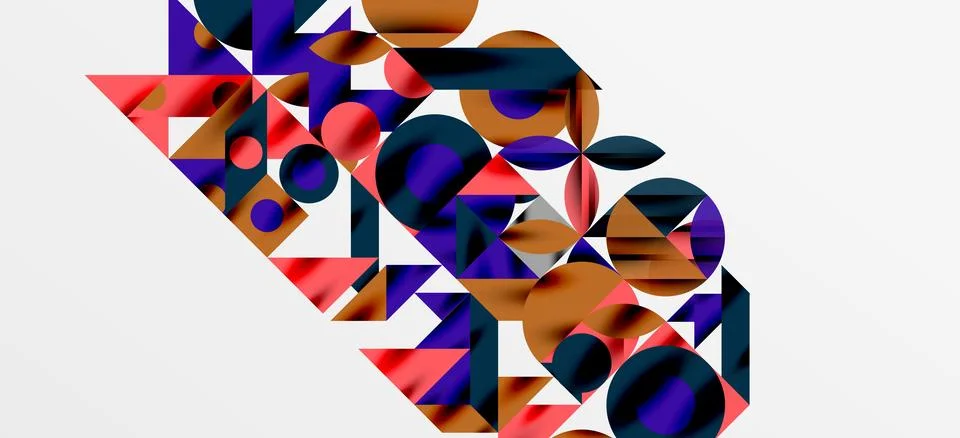 Geometric neo patterns. Abstract background for covers, banners, flyers and Stock Illustration