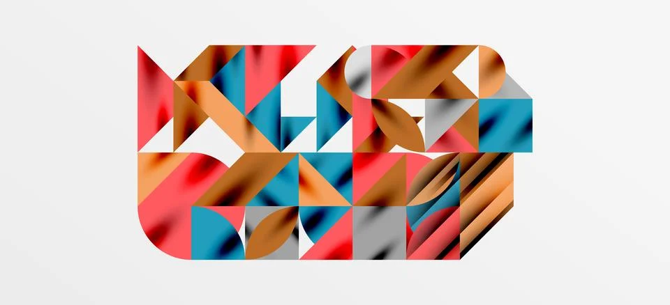 Geometric neo patterns. Abstract background for covers, banners, flyers and イラスト素材