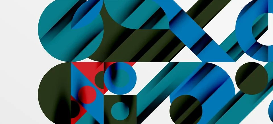 Geometric neo patterns. Abstract background for covers, banners, flyers and イラスト素材