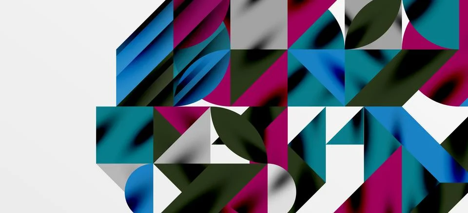 Geometric neo patterns. Abstract background for covers, banners, flyers and イラスト素材