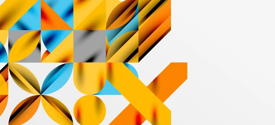 Geometric neo patterns. Abstract background for covers, banners, flyers and Stock Illustration