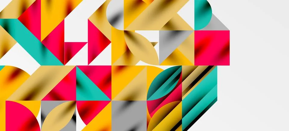 Geometric neo patterns. Abstract background for covers, banners, flyers and Stockillustratie