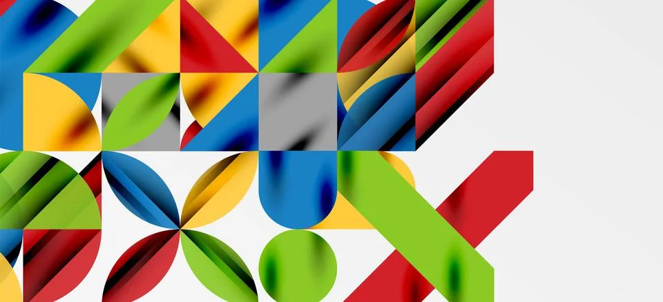 Geometric neo patterns. Abstract background for covers, banners, flyers and イラスト素材