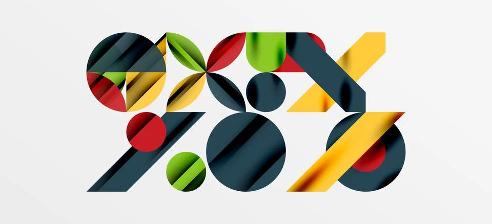 Geometric neo patterns. Abstract background for covers, banners, flyers and イラスト素材