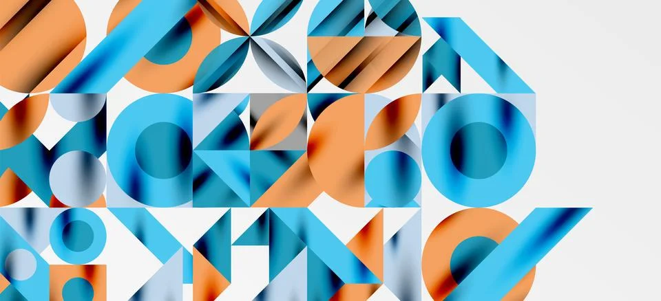 Geometric neo patterns. Abstract background for covers, banners, flyers and Stockillustratie