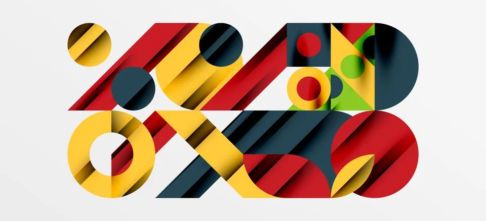 Geometric neo patterns. Abstract background for covers, banners, flyers and Stock Illustration