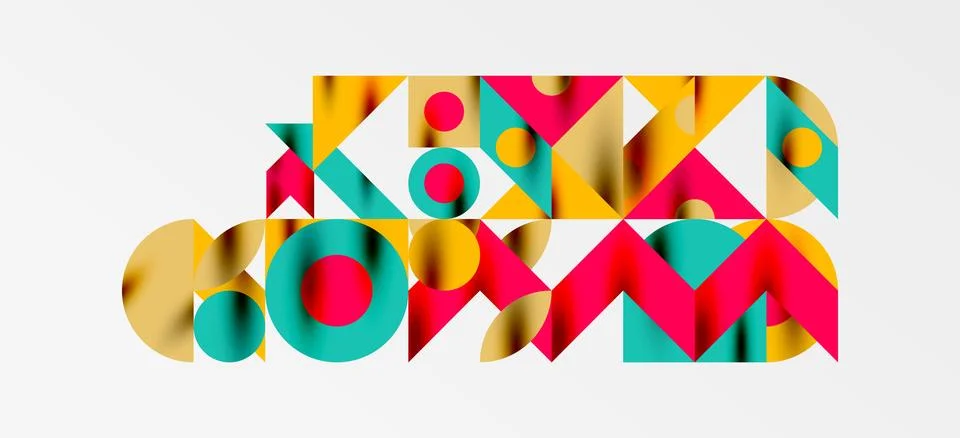 Geometric neo patterns. Abstract background for covers, banners, flyers and 스톡 일러스트