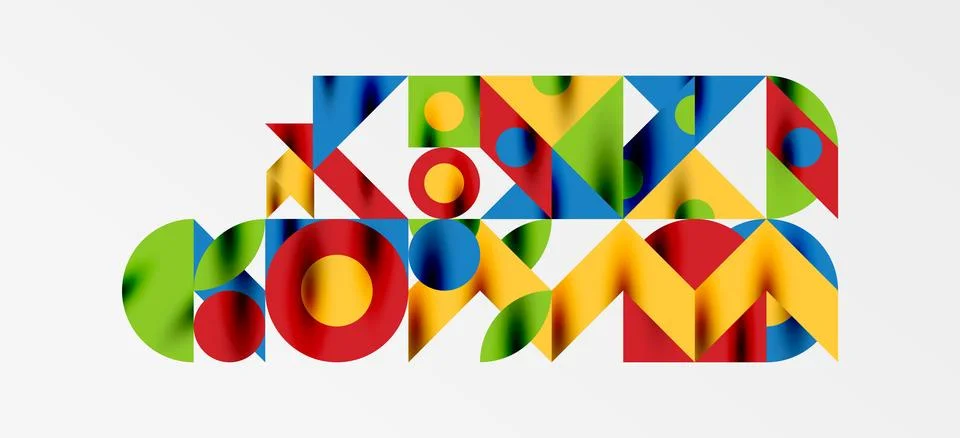 Geometric neo patterns. Abstract background for covers, banners, flyers and 스톡 일러스트