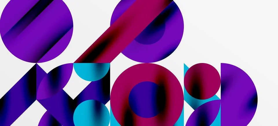 Geometric neo patterns. Abstract background for covers, banners, flyers and Stockillustratie