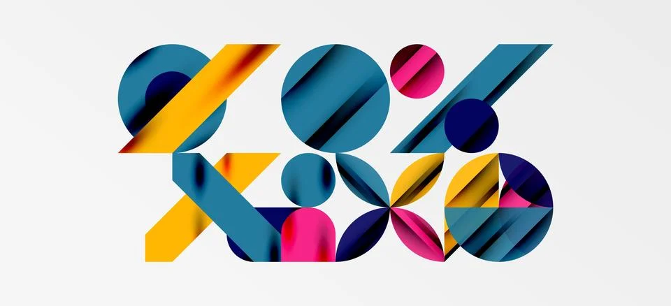 Geometric neo patterns. Abstract background for covers, banners, flyers and Stockillustratie