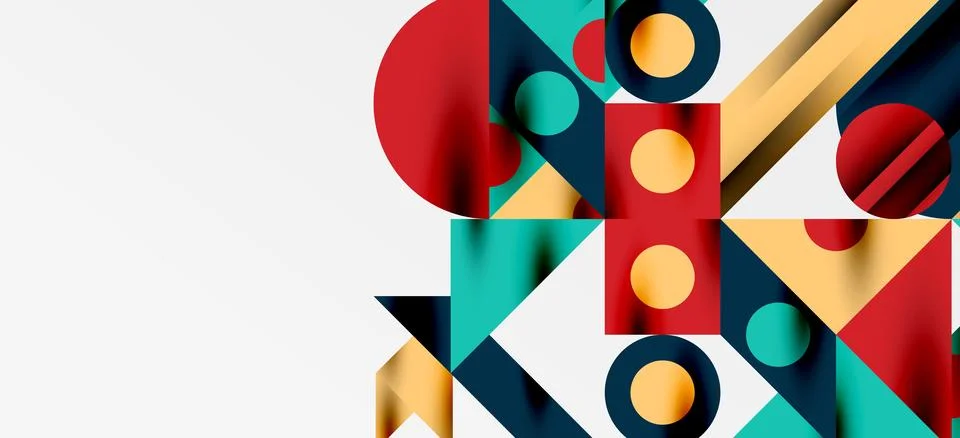 Geometric neo patterns. Abstract background for covers, banners, flyers and 스톡 일러스트