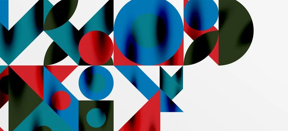 Geometric neo patterns. Abstract background for covers, banners, flyers and Stockillustratie