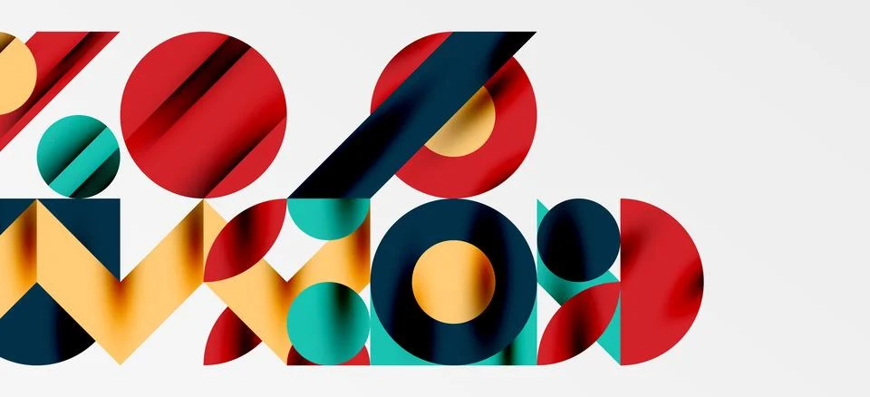 Geometric neo patterns. Abstract background for covers, banners, flyers and 스톡 일러스트