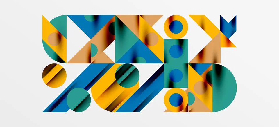 Geometric neo patterns. Abstract background for covers, banners, flyers and 스톡 일러스트