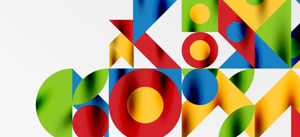 Geometric neo patterns. Abstract background for covers, banners, flyers and イラスト素材