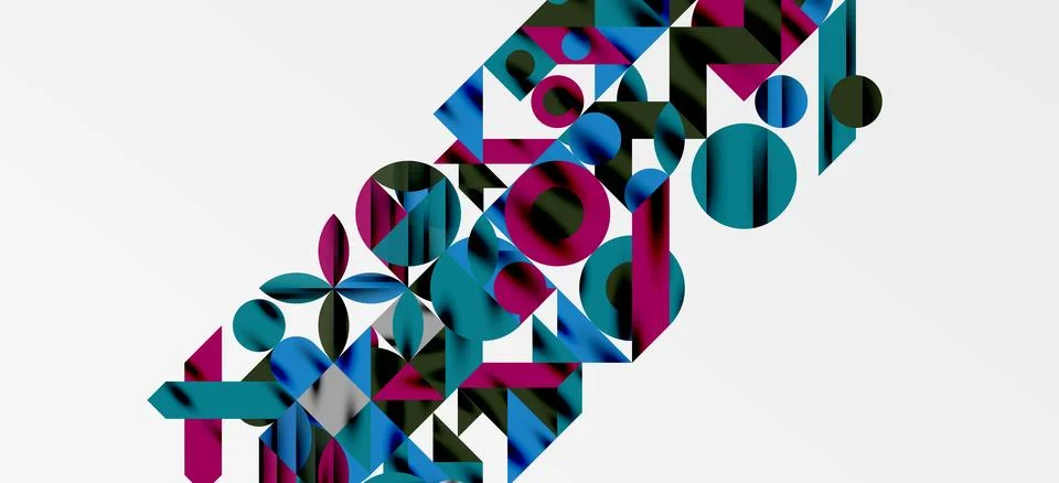 Geometric neo patterns. Abstract background for covers, banners, flyers and 스톡 일러스트