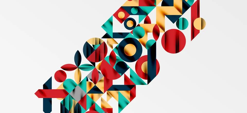 Geometric neo patterns. Abstract background for covers, banners, flyers and 스톡 일러스트
