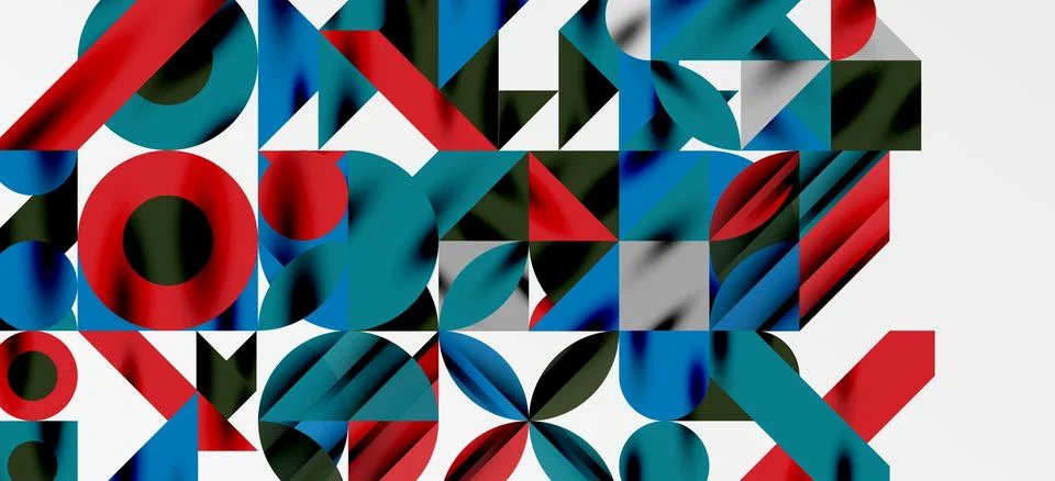 Geometric neo patterns. Abstract background for covers, banners, flyers and Stockillustratie