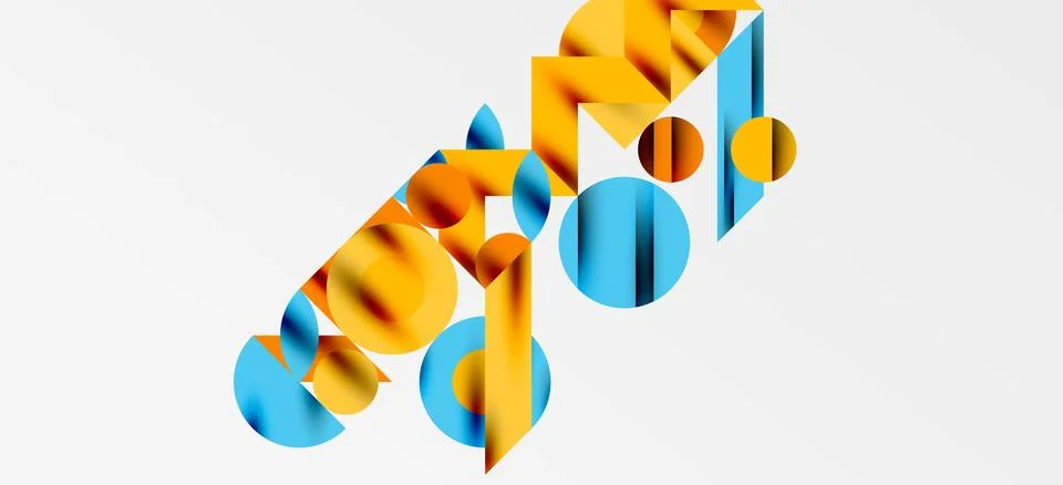 Geometric neo patterns. Abstract background for covers, banners, flyers and Stock Illustration