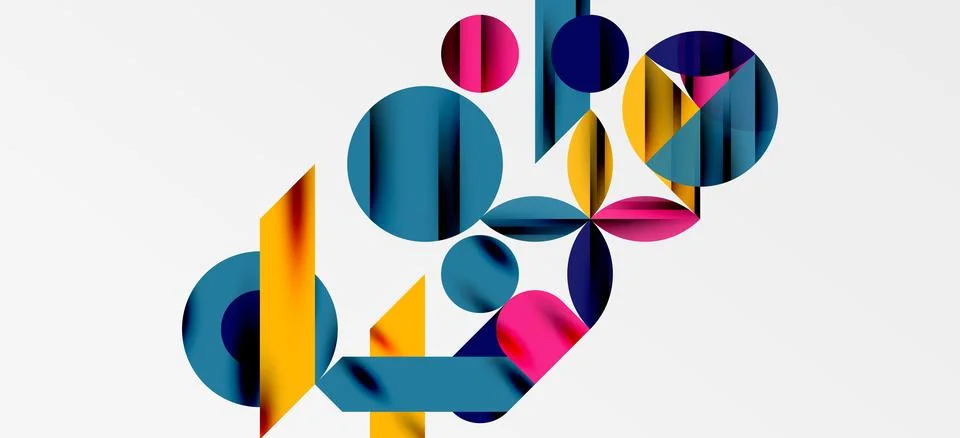 Geometric neo patterns. Abstract background for covers, banners, flyers and 스톡 일러스트