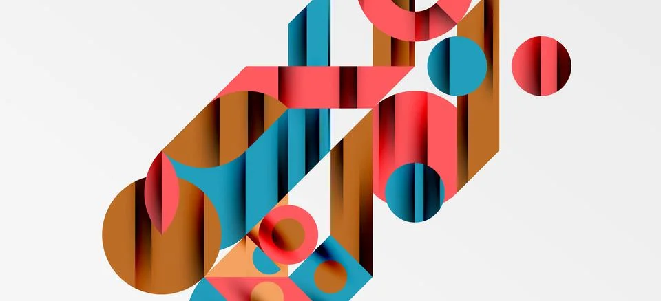 Geometric neo patterns. Abstract background for covers, banners, flyers and 스톡 일러스트