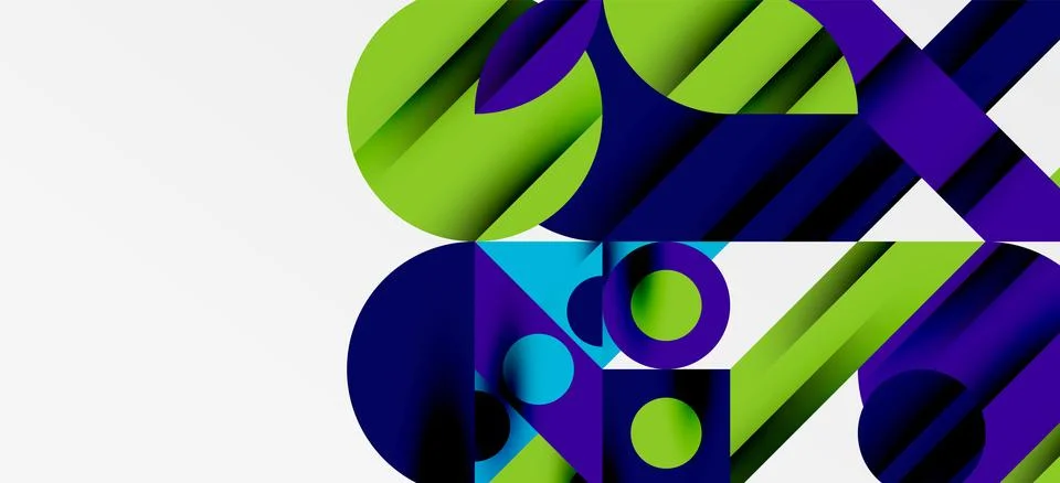 Geometric neo patterns. Abstract background for covers, banners, flyers and 스톡 일러스트