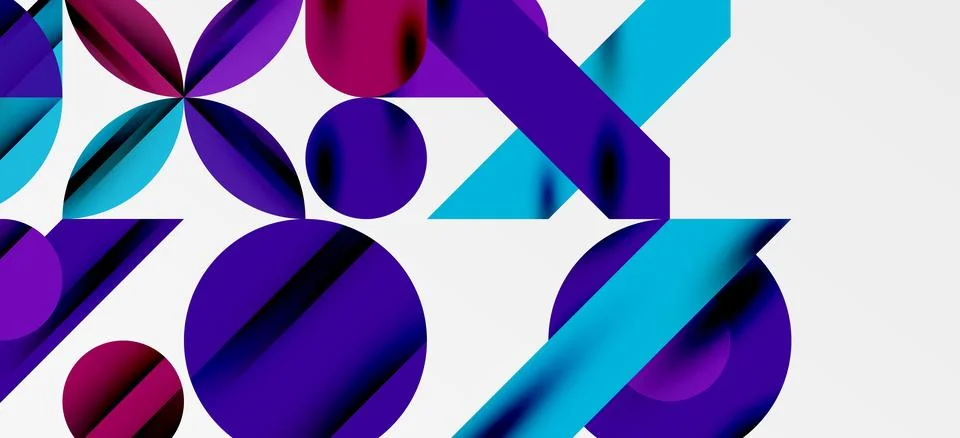 Geometric neo patterns. Abstract background for covers, banners, flyers and Illustrazione stock