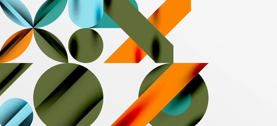 Geometric neo patterns. Abstract background for covers, banners, flyers and Stockillustratie