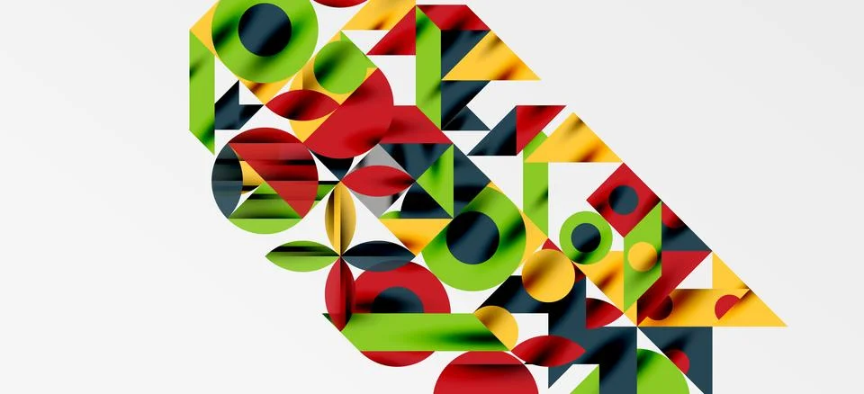 Geometric neo patterns. Abstract background for covers, banners, flyers and Stock Illustration