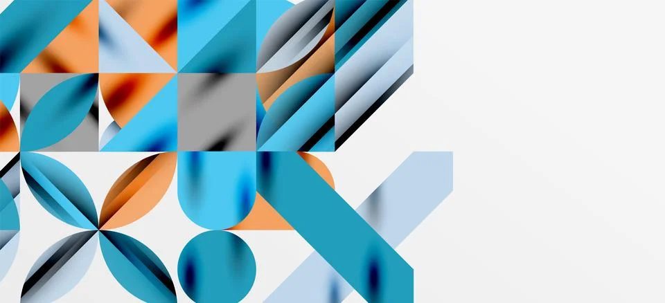 Geometric neo patterns. Abstract background for covers, banners, flyers and Illustrazione stock