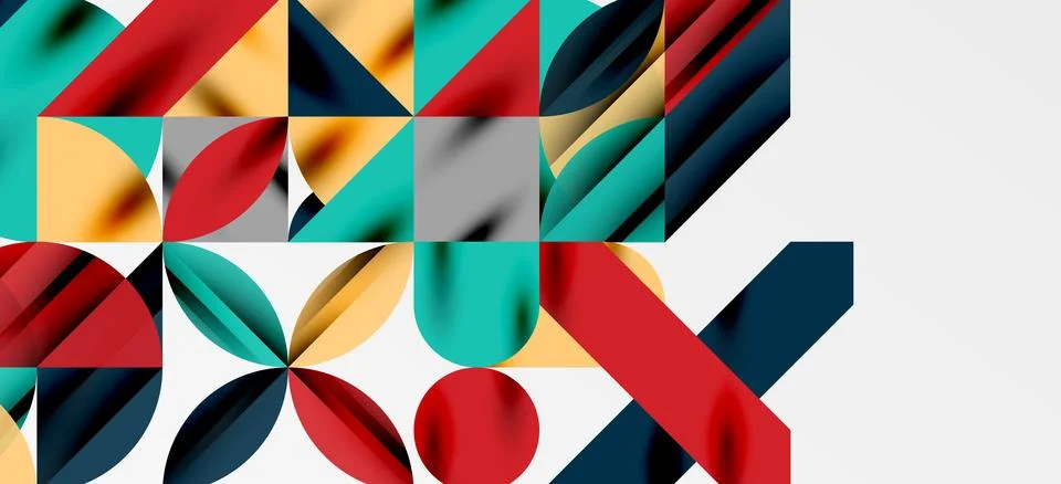 Geometric neo patterns. Abstract background for covers, banners, flyers and Stockillustratie