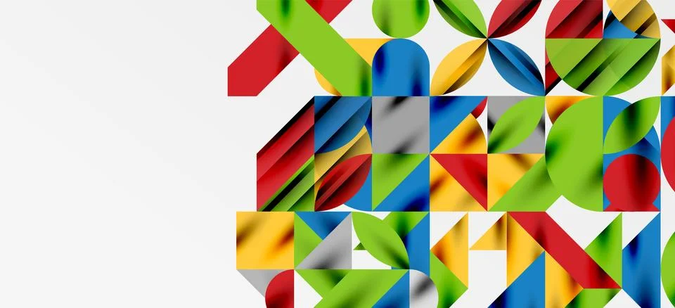 Geometric neo patterns. Abstract background for covers, banners, flyers and Stockillustratie
