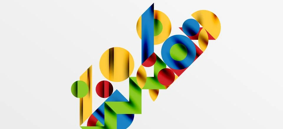 Geometric neo patterns. Abstract background for covers, banners, flyers and 스톡 일러스트