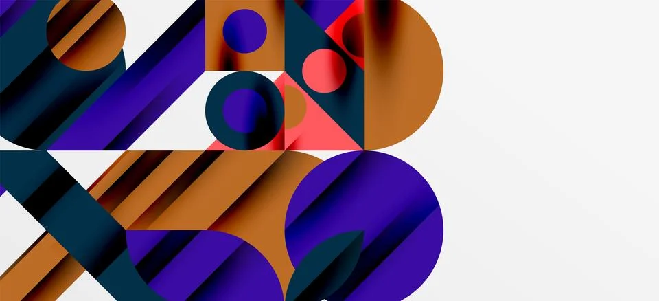Geometric neo patterns. Abstract background for covers, banners, flyers and Stockillustratie