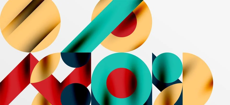 Geometric neo patterns. Abstract background for covers, banners, flyers and Stockillustratie