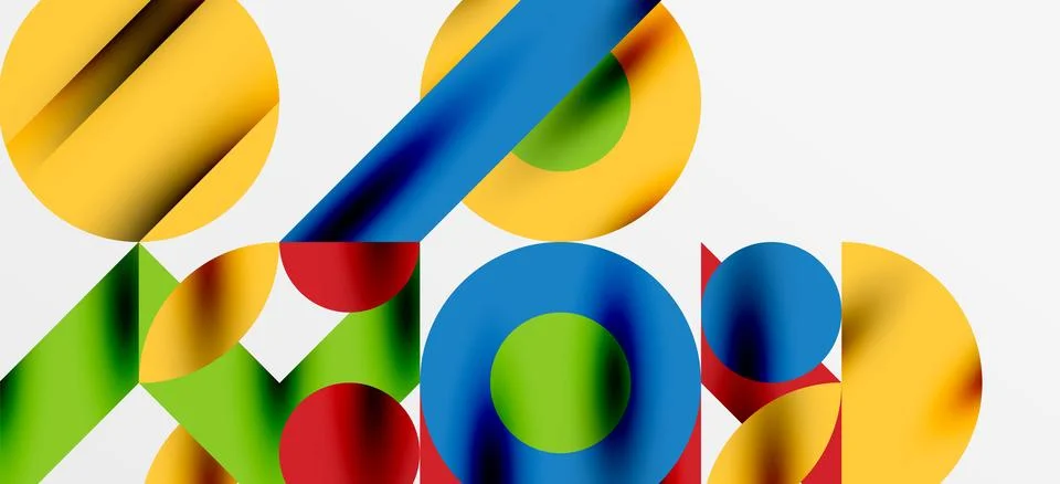 Geometric neo patterns. Abstract background for covers, banners, flyers and Stockillustratie