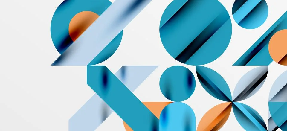 Geometric neo patterns. Abstract background for covers, banners, flyers and Stockillustratie