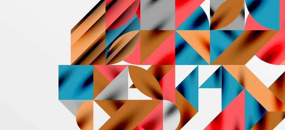 Geometric neo patterns. Abstract background for covers, banners, flyers and Stockillustratie