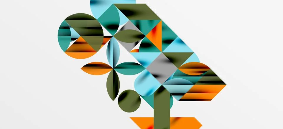 Geometric neo patterns. Abstract background for covers, banners, flyers and Stockillustratie