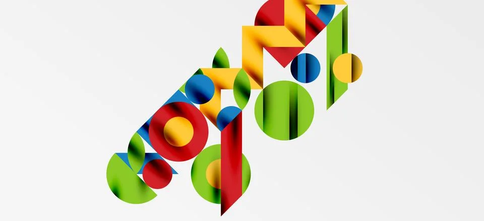 Geometric neo patterns. Abstract background for covers, banners, flyers and Stock Illustration