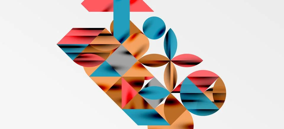 Geometric neo patterns. Abstract background for covers, banners, flyers and 스톡 일러스트