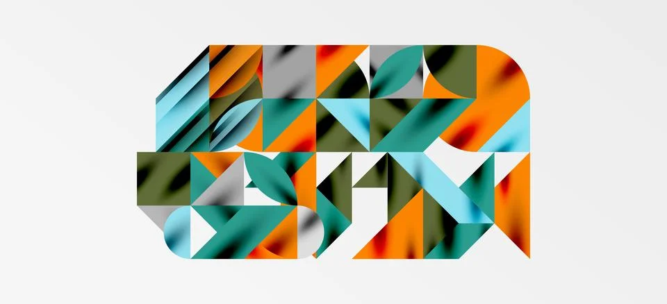 Geometric neo patterns. Abstract background for covers, banners, flyers and Stockillustratie