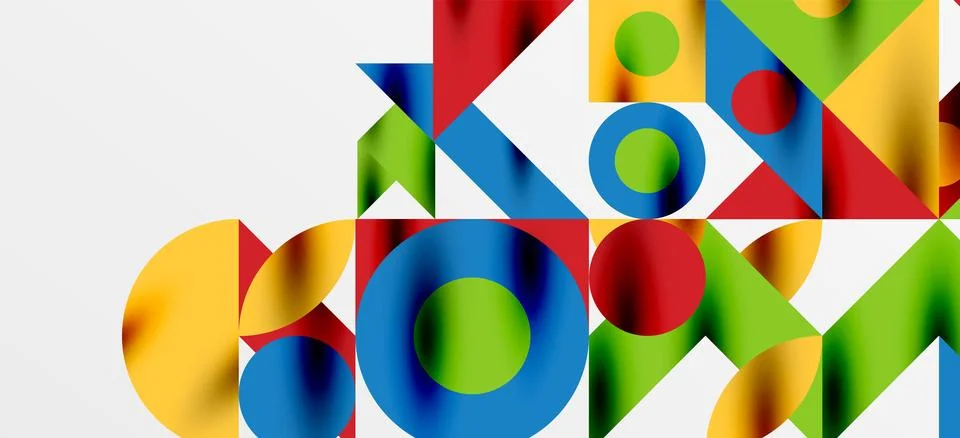 Geometric neo patterns. Abstract background for covers, banners, flyers and Stockillustratie