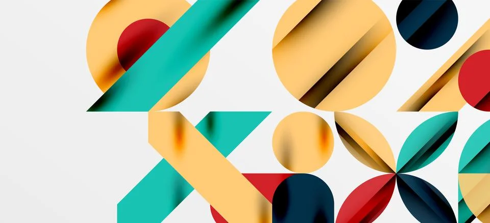Geometric neo patterns. Abstract background for covers, banners, flyers and Stockillustratie