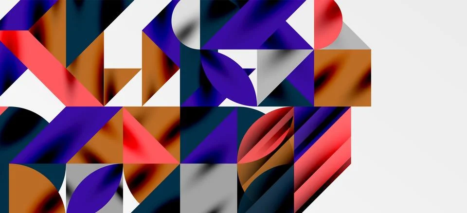 Geometric neo patterns. Abstract background for covers, banners, flyers and Stockillustratie