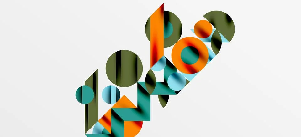 Geometric neo patterns. Abstract background for covers, banners, flyers and 스톡 일러스트