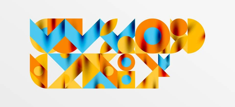 Geometric neo patterns. Abstract background for covers, banners, flyers and 스톡 일러스트