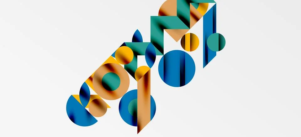 Geometric neo patterns. Abstract background for covers, banners, flyers and Stock Illustration